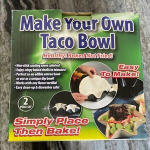 Make Your Own Taco Bowl Set